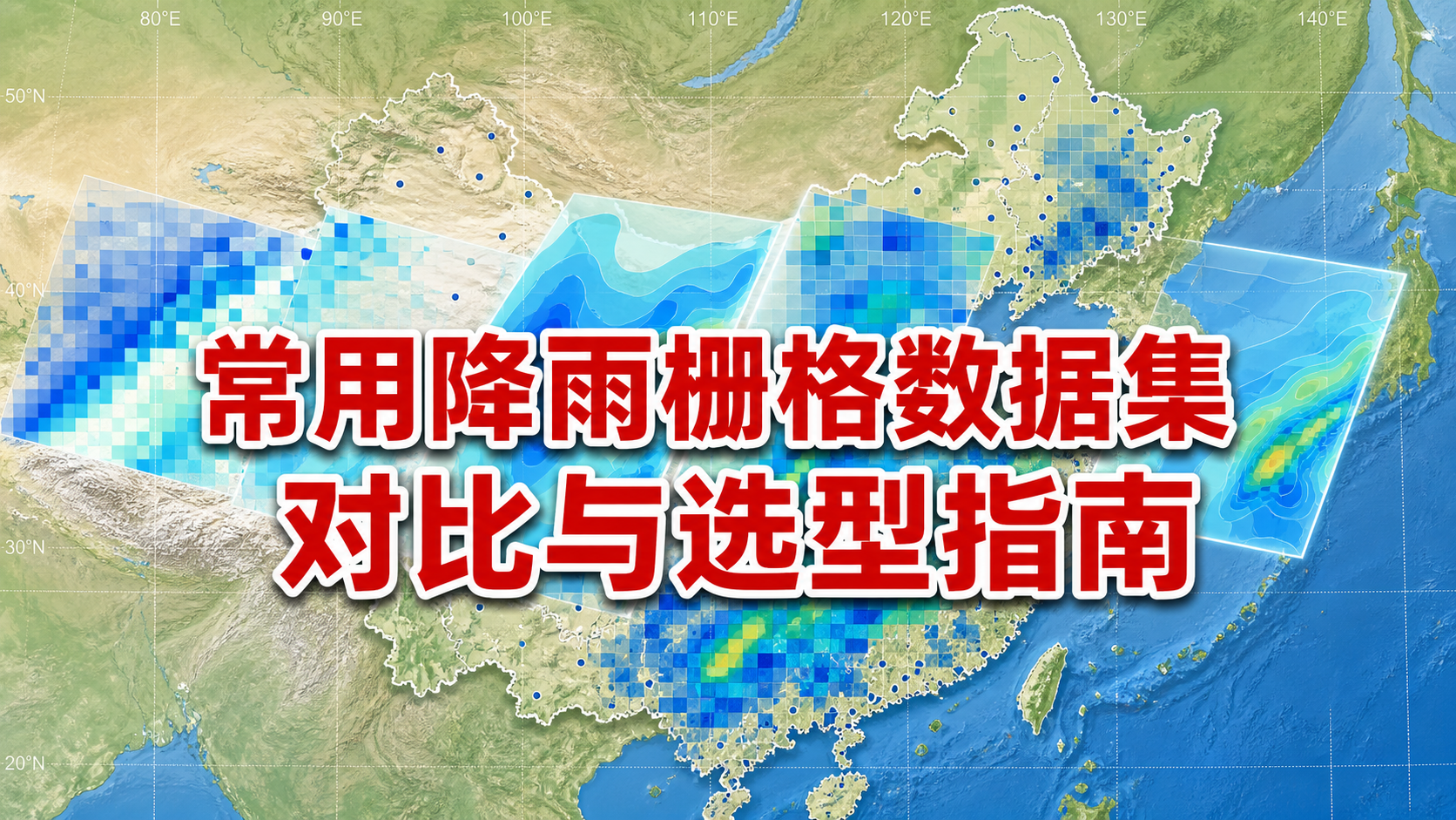 常用降雨栅格数据集对比与选型指南